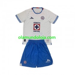 Camisola Cruz Azul Criança Equipamento Segundo 2024-2025 Manga Curta
